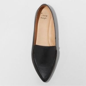 A New Day Micah Black Pointed Toe Loafers 
Women’s Size 8.5